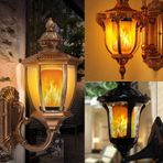 4 Mod LED Alev Lambası, E27 Alev Ampulü Ev Dekoru Için Yerçekimi Sensörü, Açık Bahçeler, Restoranlar (Çeşitli renk)