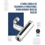 4 Modlu Musluk Başlığı | Şelale, Yağmur, Sprey, Köpük Akışı | Yüksek Basınç Performansı | Modern Tasarım FRTKGT25DYMUCZZZÇOKFONKSİYONLUMUSLUKBAŞLIĞI-1