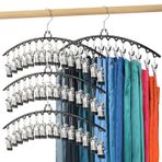 4 Paket Legging Organizer Dolap için, 15 Klipsli Pantolon Askıları 60 Tayt, Şort, Etek, Kot, Şapka, Pantolon Askıları Yer Tasarruflu Asılı Dolap Organizatörü