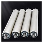 4 Paket Paslanmaz Çelik Güçsüz Silindirler - Montaj Hattı Konveyör Bantları için 25-60mm Çaplı Yedek Parçalar Ağaç İşleme ve Rulo Standları