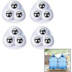 4 Pcs 3 Bilya Tekerlekli Mobilya Eşya Taşıma Aparatı 360 Derece (4940) - 1 lt - 000-Siyah