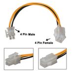 4 Pin Atx CPU Power Supply Uzatma Kablosu 12V Güç P4 Dişi Erkek