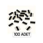 4 PİN ERKEK İĞNE UC SOKET KONNEKTÖR (RGB ŞERİT LED) 100 ADET K49