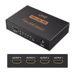 4 Port Uhd 4K Hdmi Switch Ekran Monitor Splitter Coklayici Cogaltici