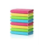 4 Renk Mikrofiber Temizlik Bezi Seti - 250 Gsm, 8 Adet