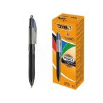 4 Renkli Tükenmez Kalem Seti, Kauçuk Tutuş, 1.0Mm Uç