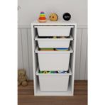 4 Sepetli Oyuncak Dolabı | Çok Amaçlı Oyuncak Dolabı Düzenleyici Organizer