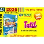 4.Sınıf 4'den 5 e Geçenler Tüm Dersler Hızlı Tekrar Maarif Müfredatı Yaz Tatil Kitabı+Tablet Kalem