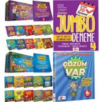 4. Sınıf Jumbo Tüm Dersler Deneme+Fen Bilimleri Öyküleri 1.Seri Fen Köyü Ve 2.Seri Fen Köyü Büyüyor Ve Çözüm Var