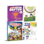 4.Sınıf Tüm Dersler Akıllı Defter + Öykü Yorum+Atasözü-Deyimler Etkinlikleri Ve Yaprak Test