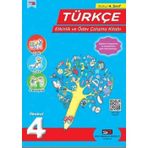 4. Sınıf Türkçe Etkinlik ve Ödev Çalışma Kitabı Soru Bankası Merkezi Yayınları