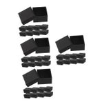 4 Takım Mücevher Kutusu Takı Kutusu Küpe Kutusu İnce Kutusu Kolye Kutusu Yüzük Kutusu Kolye Kutuları Kapaklı Küçük Mücevher Kutuları Kağıt Black 10 Adet * 4 BESTYASH