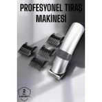 4 Taraklı Taşınabilir Profesyonel Saç ve Sakal Kesme Tıraş Makinesi ( Lisinya )