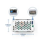 4 Usb Port 5V 5A Voltaj Düşürücü Mobil Güç Kaynağı Cep Telefonu Tablet Powerbank 36V Step Down Güneş Enerjisi Usb Dönüştürücü Devre
