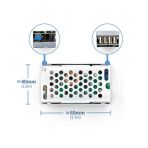 4 Usb Port 5V 5A Voltaj Düşürücü Mobil Güç Kaynağı Cep Telefonu Tablet Powerbank 36V Step Down