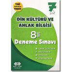 4 x 4 7. Sınıf Din Kültürü ve Ahlak Bilgisi 8'li Deneme Sınavı