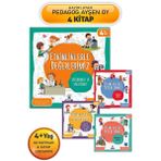4+ Yaş " Etkinliklerle Değerlerimiz 1. Set" 4 Kitap - Sağlığımız - Korunma - Dünyamız - Yurdumuz