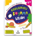 4+ Yaş "Kodlamalı Boyama Kitabı" Eğlenceli Ve Eğitici Okul Öncesi Çocuk Beceri Gelişimi Etkinliği