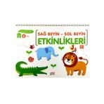 4 Yaş Sağ Beyin - Sol Beyin Etkinlikleri-Minik Ada Yayınları