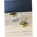 40 Cc Cam Kavanoz - 100 Adet 1 Koli - Gold Kapak