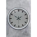 40 cm Beyaz Metal Sade Duvar Saati