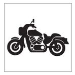 40 cm Motorsiklet Folyo Sticker