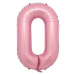 40 cm Pembe Folyo Sayı Balonları Dijital Globos Doğum Günü Düğün Parti Dekorasyonları Balonlar Bebek Partisi Malzemeleri (40 cm Pembe 0)