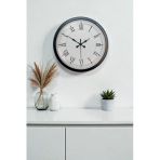40 Cm Siyah Metal Duvar Saati