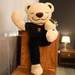 40 cm Yaratıcı Yoga Giyinmiş Ayı Peluş Oyuncak Yumuşak Dolması Karikatür Hayvan Çeşitli Eylemler Ayı Bebek Çocuklar Için Komik Hediye Bebek Kızlar | Doldurulmuş & Amp;peluş Hayvanlar (Yurt Dışından) - Siyah