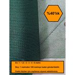 %40 Gölge Oranlı File, Gölgelik, Gergi File, Bahçe Gölgeliği 4x6 Metre
