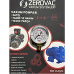 Ø40 mm Çaplı, Alttan Bağlantılı, Kuru Tip, 0-315 Bar Basınç Göstergesi - Seçenek 1