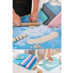 40 x45 cm Silikon Hamur Açma Matı Ölçekli Hamur Açma Matı Baklava Börek Ekmek Mantı Erişte Hamuru