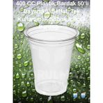 400 Cc Plastik Bardak 50 Li Şeffaf Kullan At Soğuk İçecek Bardağı Dayanıklı Tek Kullanımlık Bardak Kahverengi