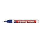 400 Permanent Markör - Mavi - 1 Kalem - 1 mm Ince Yuvarlak Uçlu - Standart