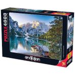 4000 Parça Puzzle: Braies Gölü