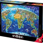4000 Parça Puzzle: Dünyanın Simgeleri