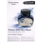 4001 Blue Black Dolma Kalem Mürekkebi 30 Ml – Mavi Siyah Ton