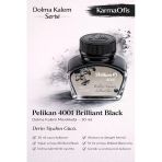 4001 Brilliant Black Dolma Kalem Mürekkebi 30 Ml – Derin Siyah