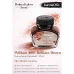 4001 Brilliant Brown Dolma Kalem Mürekkebi 30 Ml – Zengin Kahverengi