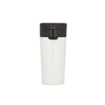 400ml Filtreli Rahat İçim Kilitlenebilir Paslanmaz Çelik Termos Kahve Mug BPA İçermez (Beyaz)