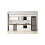 400X240 Cm Klasik Mebran Mutfak Dolabı Beyaz Beyaz Mb-E80S60S60-3 Mebran | Beyaz - Suntalam
