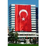 400x600 Cm Raşel Kumaş Dikim Türk Bayrağı 1. Kalite