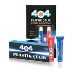 404 16 gr İkiz Tüp Çift Karışımlı Plastik Çelik Epoksi Yapıştırıcı