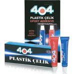 404 Kimya 404 Plastik Çelik Hızlı Yapıştırıcı 16 Gr Şeffaf Isı Ve Kimyasallara Dayanıklı Tüm Yüzeyler İçin Epoksi