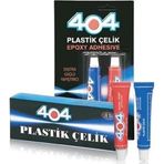 404 Kimya 404 Plastik Çelik Şeffaf Yapıştırıcı 16Gr 3 adet