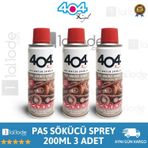 404 Pas Sökücü Sprey 200 Ml. (3 Adet)