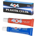 404 Plastik Çelik Yapıştırı 2li (7-9gr) Şeffaf Renkli Güçlü Yapıştırıcı Seti