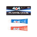 404 Plastik Çelik Yapıştırıcısı 16 gr Şeffaf Metal Uygulama Yüzeyi İçin Çift Komponentli Yapıştırıcı
