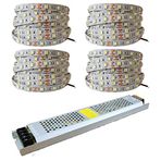 4040 Yeni Nesil Şerit LED 20 Metre + 12v 25 Amper 300 Watt LED Trafo (Beyaz)