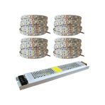 4040 Yeni Nesil Şerit Led Beyaz 20 Metre + 33 Amper 400W Trafo